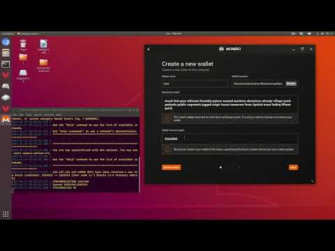 Linux Monero GUI wallet tutorial with full node (Advanced Mode)