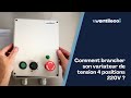 Vidéo: Variateur 230v. 4 positions + coup de poing désenfumage 400°