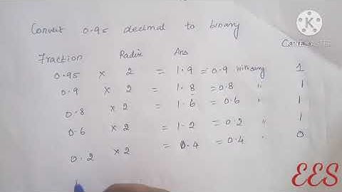 Decimal (fraction) to binary conversion problem in Tamil
