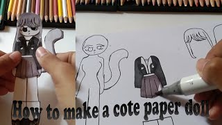 How to make a cute paper doll /25 B