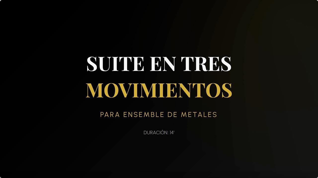 2026 Suite para Ensemble de Metales