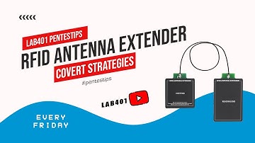 #PENTESTIPS - RFID antenna extender  : covert use
