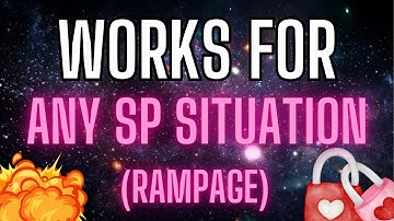 Rampage om je SP te laten herstellen van een EXTREME situatie!