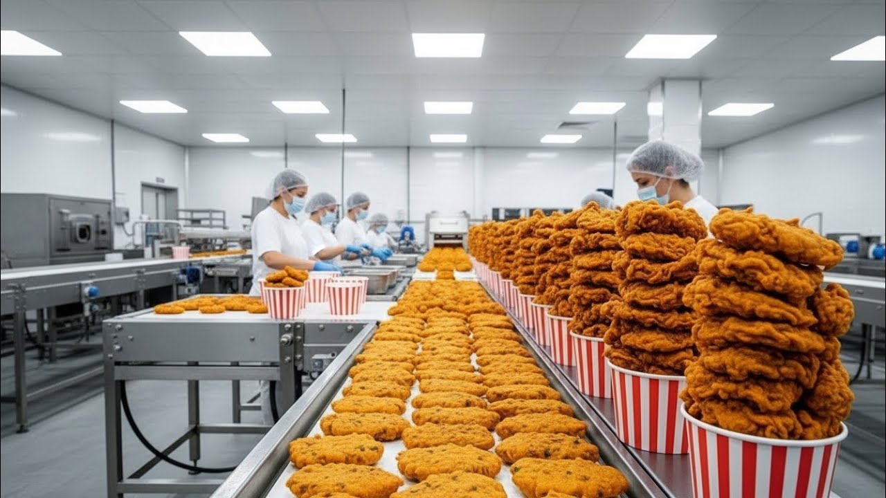 Inside a Pakora Factory | How Crispy Potato & Chicken Pakoras Are Made ...