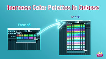 Cubase-Increase Colour Palettes, Change Colorization Schemes for Tracks & Make Projects Looking Nice