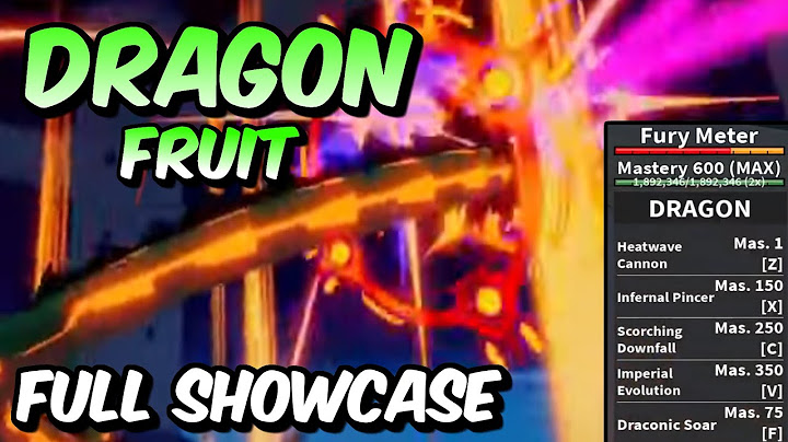 NEW Dragon Fruit FULL SHOWCASE! | Blox Fruits Dragon Fruit Full Showcase & Review