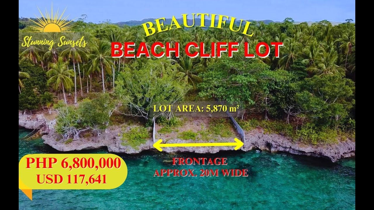 Camotes Beach Cliff Lot for Sale – Prime Cebu Real Estate Opportunity