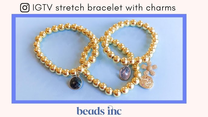 How to Create a Heishi Clay Bead Stretch Bracelet 