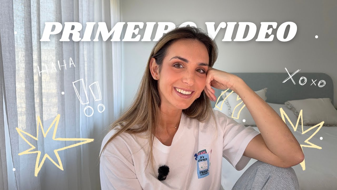 O meu primeiro vídeo: sobre mim e sobre trabalhar como criadora de conteúdos!