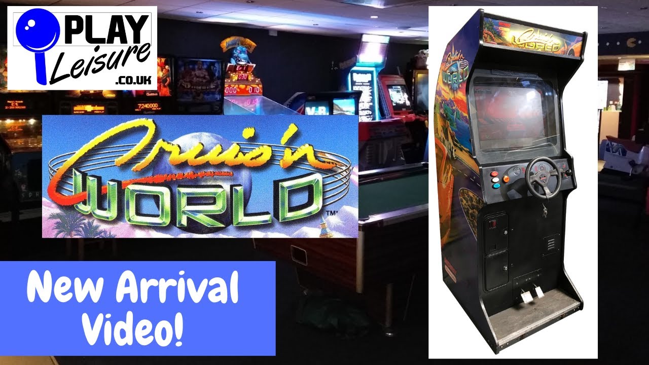 It's time to RACE With Nintendo Midway's classic Cruis'n World Arcade Machine Racer...