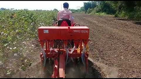 Mini tractor seeddrill part1.subscribe my youtube channel #viral #trending