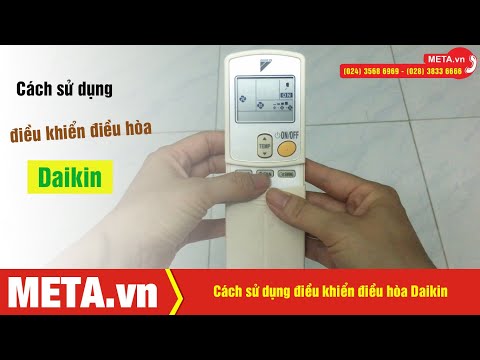 Hướng dẫn sử dụng điều khiển điều hòa Daikin chuẩn nhất | META.vn