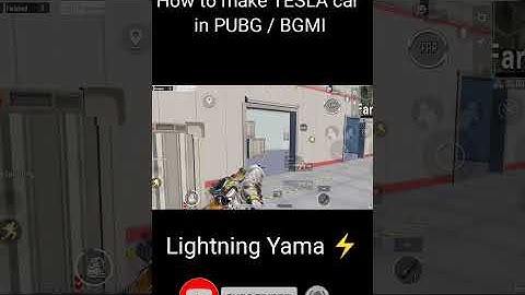 how to make tesla car in PUBG / BGMI #Pubgmobile #bgmi #battlegroundsmobileindia #redminote8pro