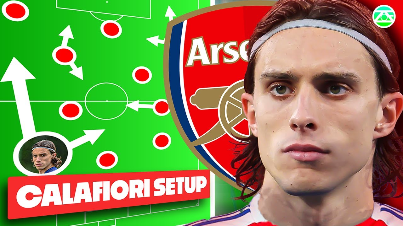 How Arsenal Setup With Riccardo Calafiori. - YouTube