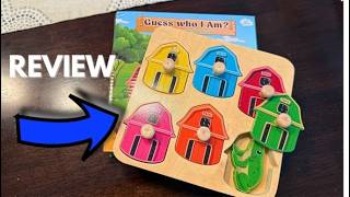 Review - Wooden Puzzles For Toddlers 1-3