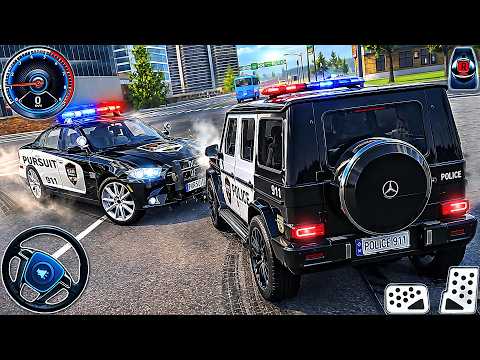 US Police Car Chase Race 3D - Rescue Mercedes G63 Cop Car Driving Game | Android Gameplay #2