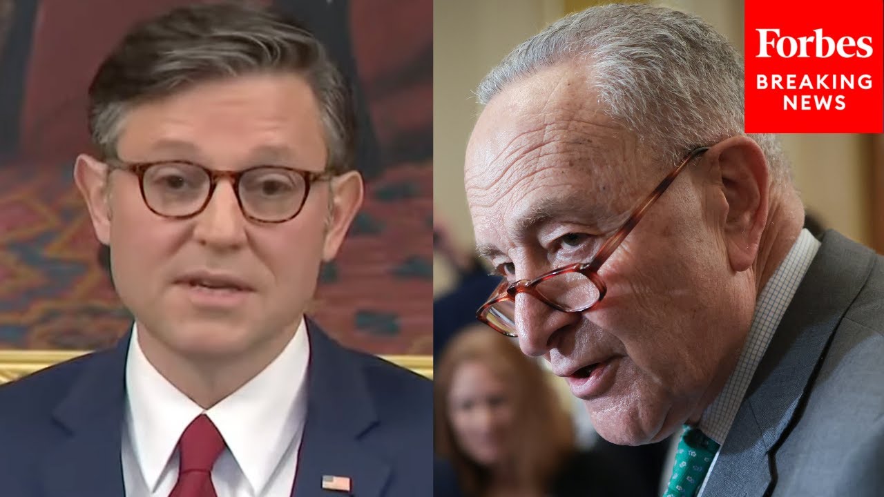Mike Johnson Calls Out Dems Reads Their Quotes As He Rails Against Democrats Shutdown Hypocrisy 