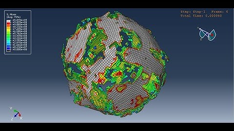 Simulation internal explosion by using SPH method in Abaqus