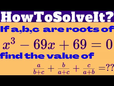 The Mind-Bending Math Olympiad Puzzle: Solving A Nice Cubic Equation