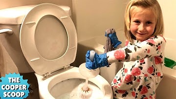 Teaching Kids To Clean BATHROOMS (5 Easy Steps)