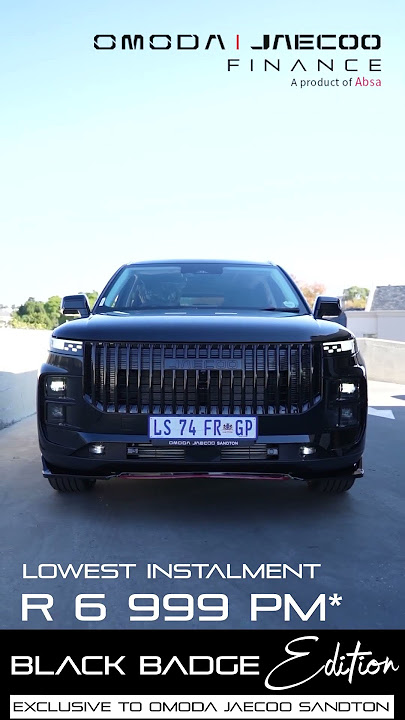 JAECOO J7 BLACK BADGE EDITION - JAECOO SANDTON
