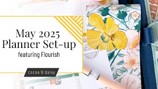 May 2025 Planner Setup Tour: Cocoa Daisy Flourish Collection