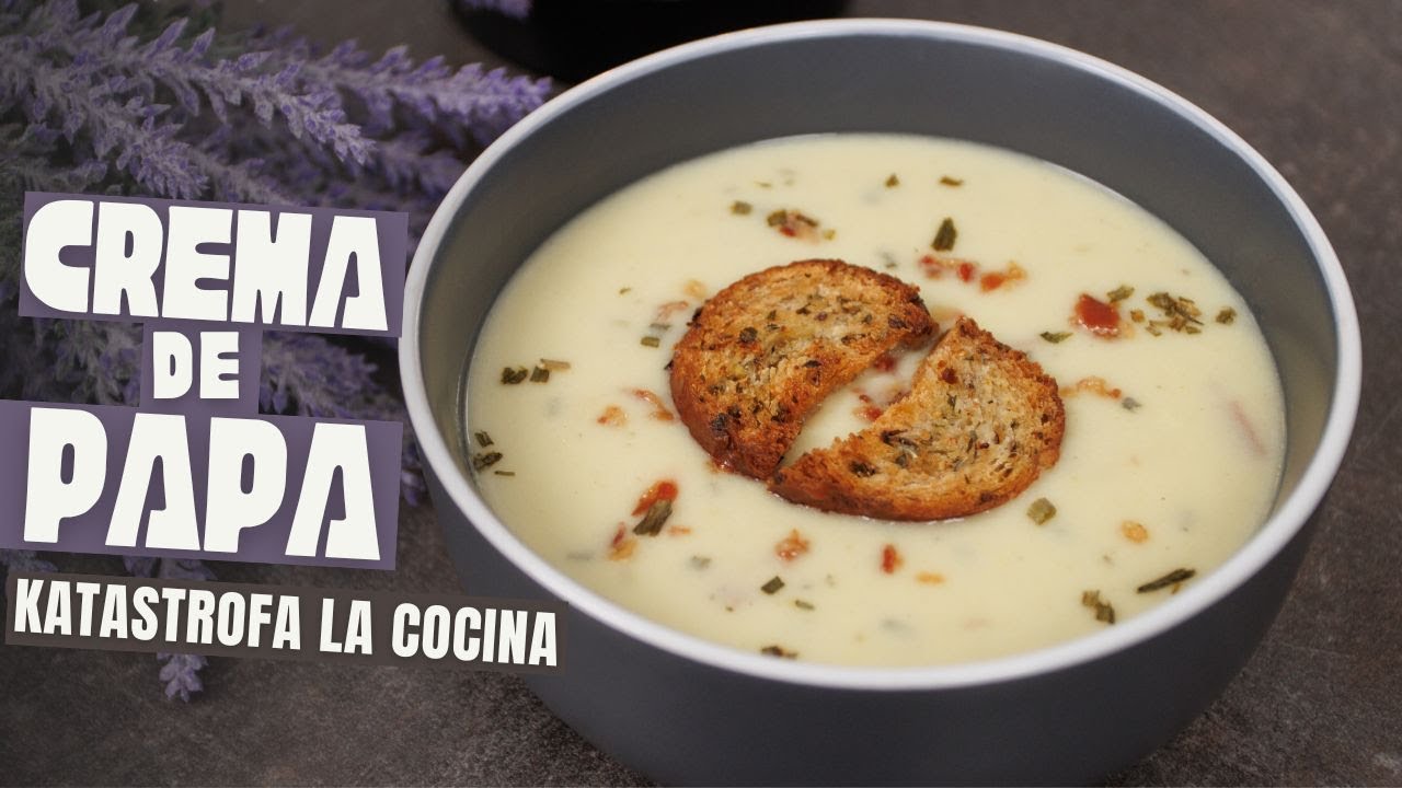 Receta de CREMA de PAPA, fácil y riquísima