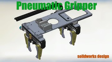 Gripper - Pneumatic  (EOAT)  #gripper,#pneumatic,#hydraulic,#cad,#design ,#solidworks,#mechanism