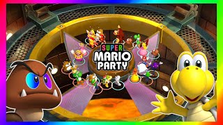 Super Mario Party Minigames Goomba vs Koopa troopa vs Shy Guy vs Monty Mole