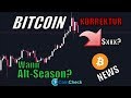 WIE WEIT FÄLLT BITCOIN NOCH? Update Bitcoin Kurs! Marktübersicht und Analyse BTC