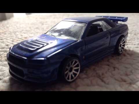 Fast And Furious 4 Blue Nissan Skyline Gtr R34 Hot Wheels Youtube Fast And Furious 4 Blue Nissan Skyline Gtr R34 Hot Wheels Youtube