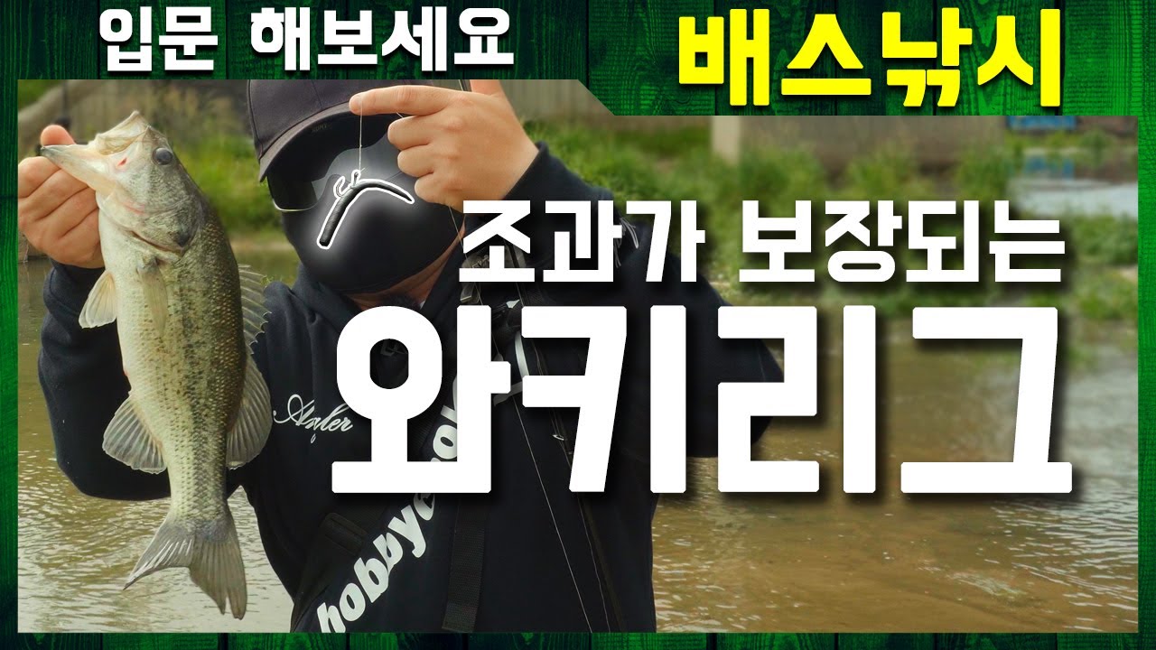 이거 던져서 입질 없으면 배스 없는거 아니에요?｜입문 해보세요 배스낚시-와키리그(와끼리그) [4k]