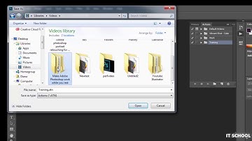 How to save and load Actions in Photoshop ep-05