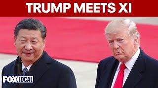 Trump meets with Chinese President Xi Jinping