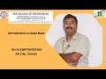 K.Karthikeyan  | Introduction to Data Base  | SNS Institutions