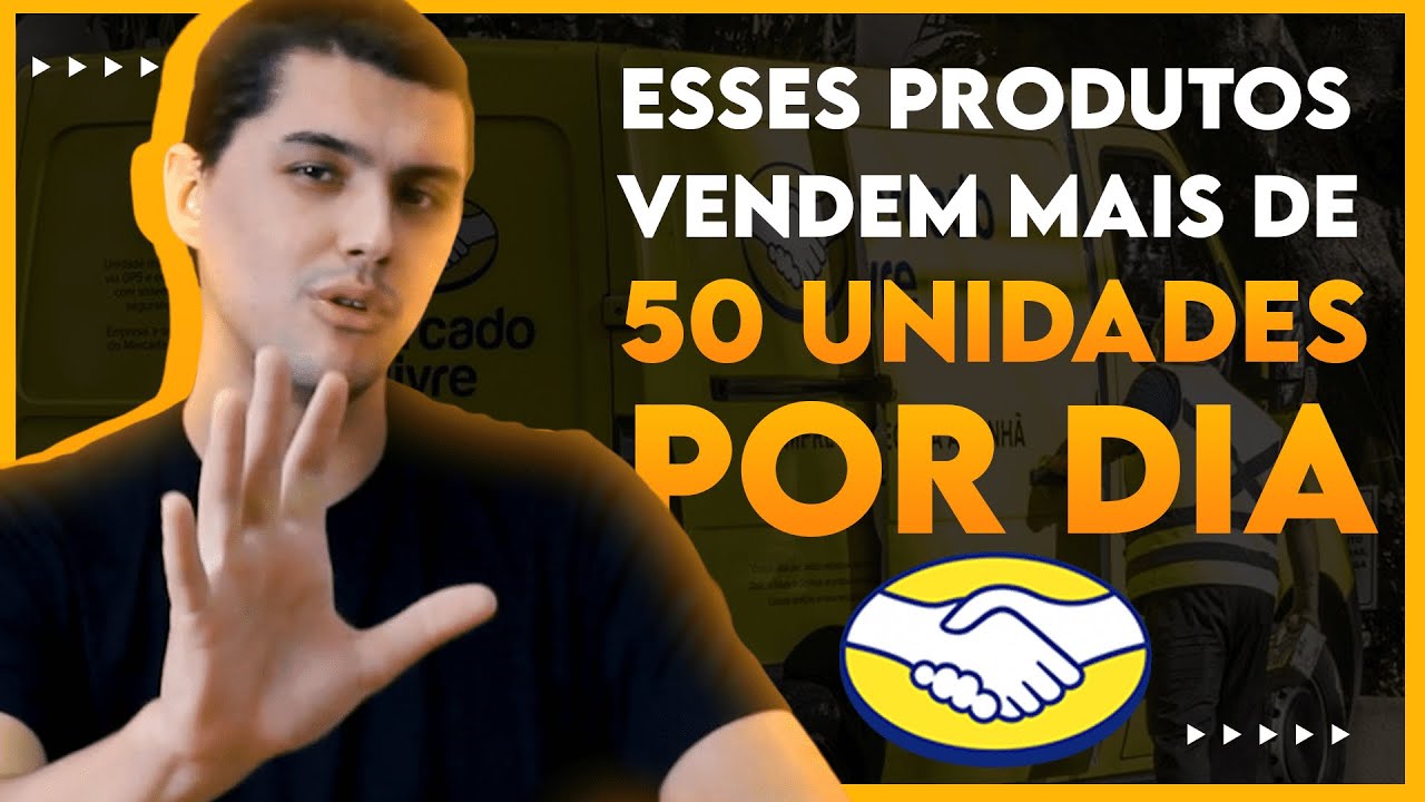 10 PRODUTOS QUE VENDEM MAIS DE 50 UNIDADES POR DIA NO MERCADO LIVRE