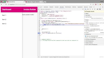 Learning Angular 7 from scratch - Part 5-12 - Debugging Side Navigation Responsiveness