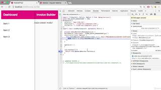 Learning Angular 7 from scratch - Part 5-12 - Debugging Side Navigation Responsiveness