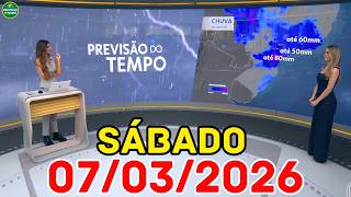 Flood Risk Cities In Minas Gerais And So Paulo On Alert  Weather Forecast Jornal Hoje 0703
