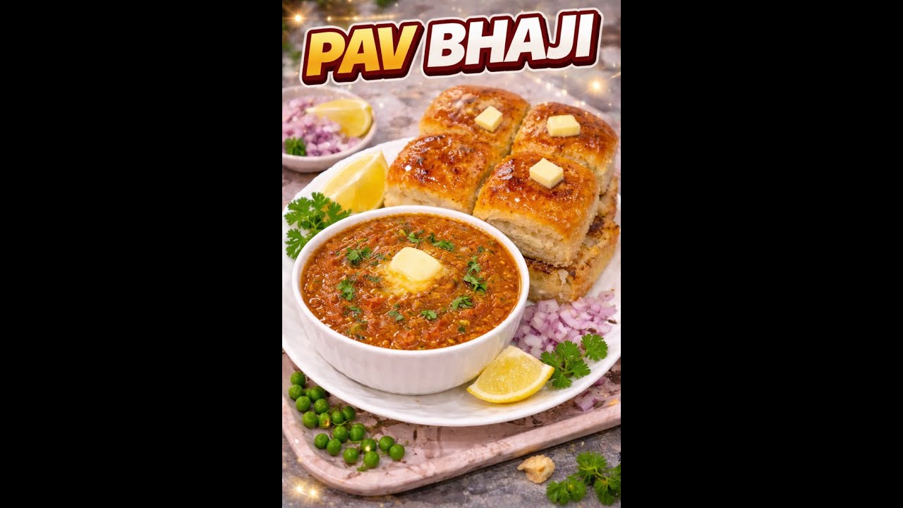 Butter Pav Bhaji | Mumbai Street Style Pav Bhaji Recipe#trending