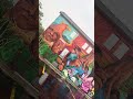 RAINING ASMR URBAN STREET MURAL INSPIRATIONAL FAMILY OVER EVERYTHING #mural #streetart #streetmural