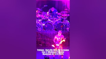 Thumbnail of Trivium performs new song Bury Me With my Screams with new drummer #trivium #livemusic #concertvenue