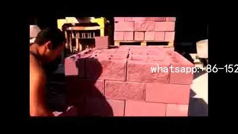 concrete block splitter machine