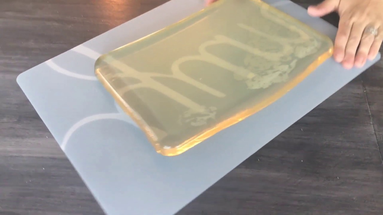 Homemade Gel Plate 