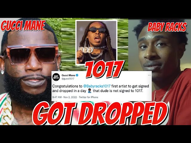 Gucci Mane 1017 Label Drops Artist Baby Racks For Takeoff Houston Murda  Comments! Say Your The First - YouTube