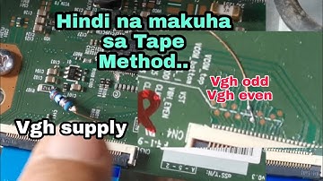 How to fix Panasonic 43" Flickering?Tape method didn