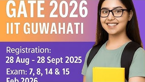 🎓 Step-by-Step GATE 2026 Registration Guide | How to Fill GATE Application Form Easily ✅