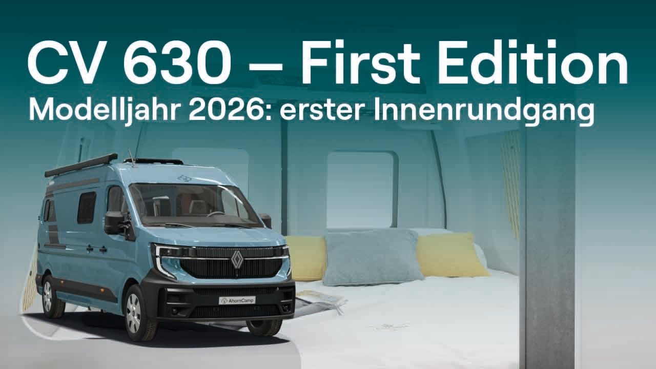 CV 630: Ahorn Camp präsentiert ersten Van der Modellreihe 2026 auf dem Renault Master IV