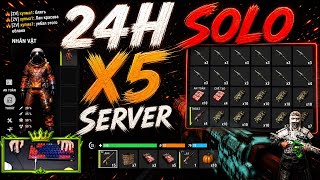 24H SOLO on X5 SERVER – From NOTHING to DOMINATION | OXIDE SURVIVAL ISLAND ( оксайд )