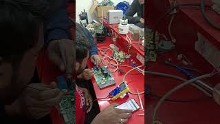 AC PCB live voltage testing by student in class free demo available join now call 9540 239 239